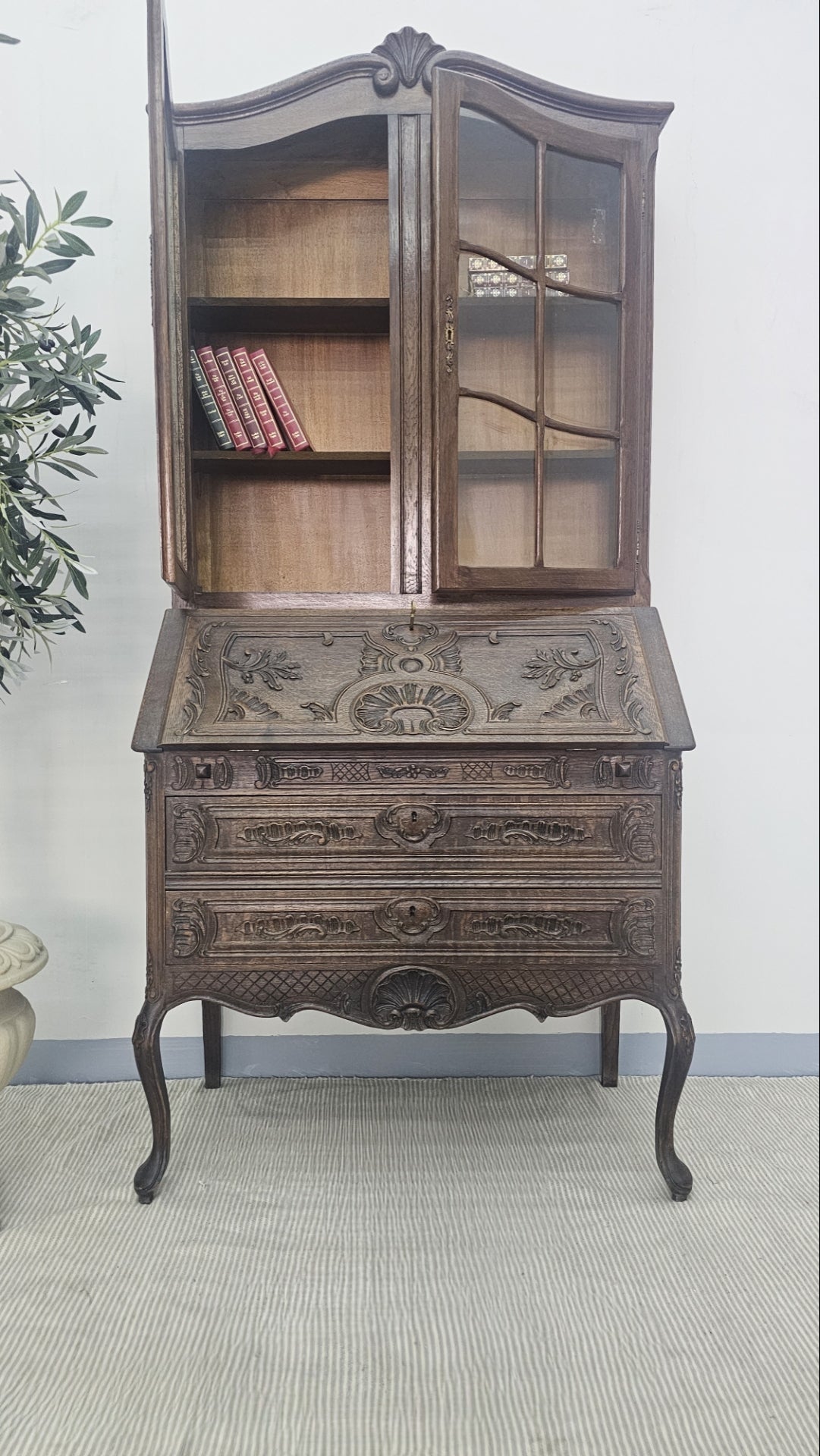 Louis XV Revival Bureau Bookcase