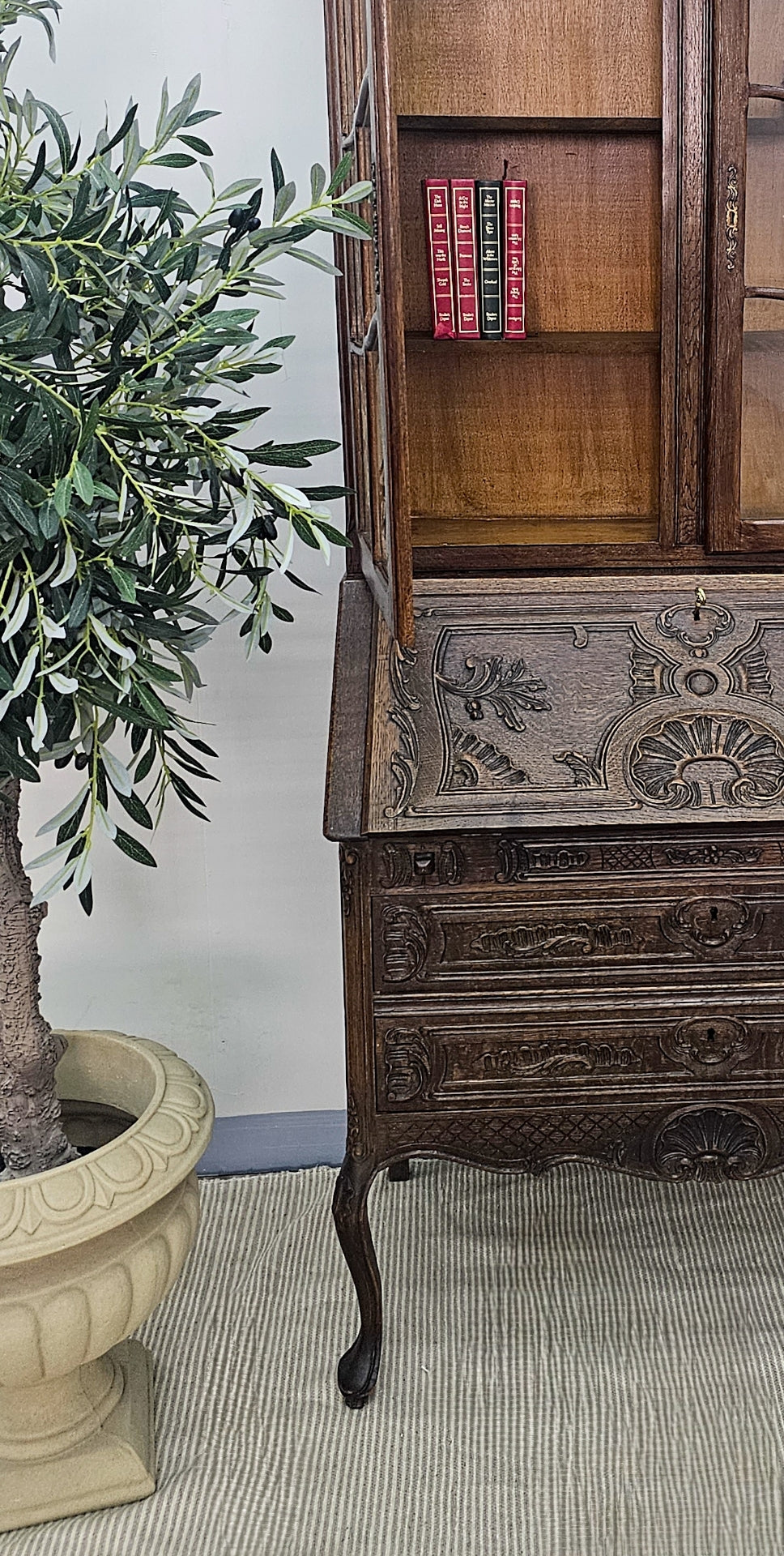 Louis XV Revival Bureau Bookcase