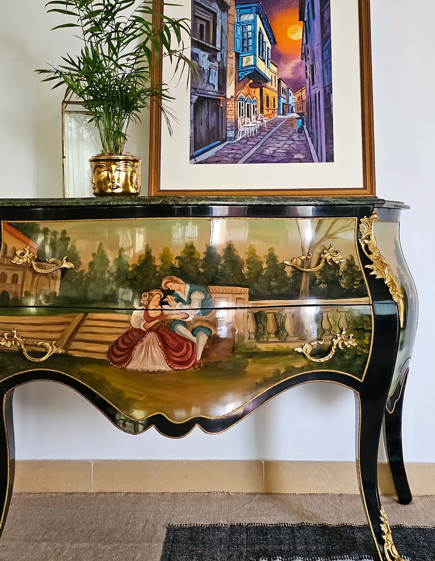 French Vernis Martin Style Chest