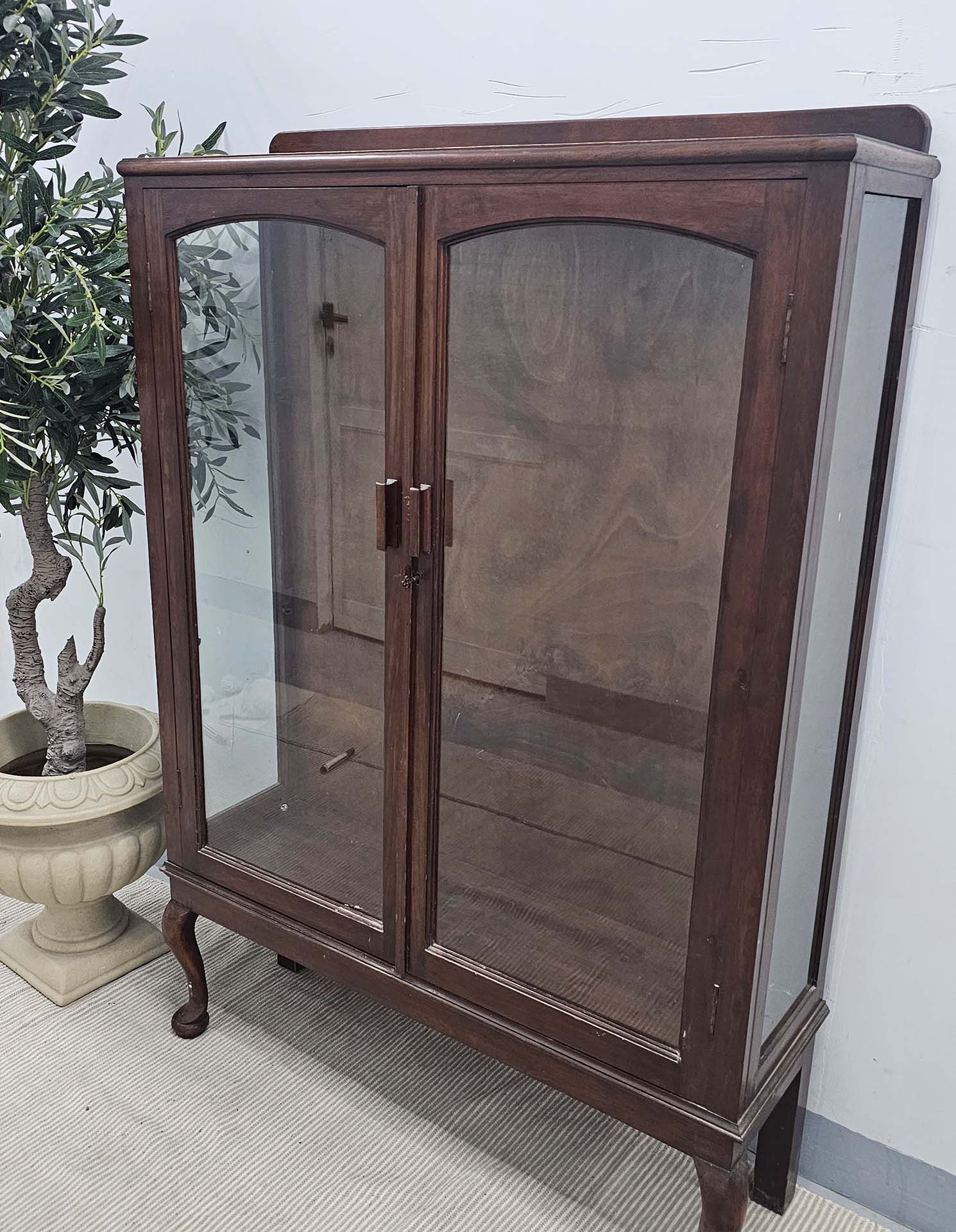 Display Cabinet with 2 Glass Shelves