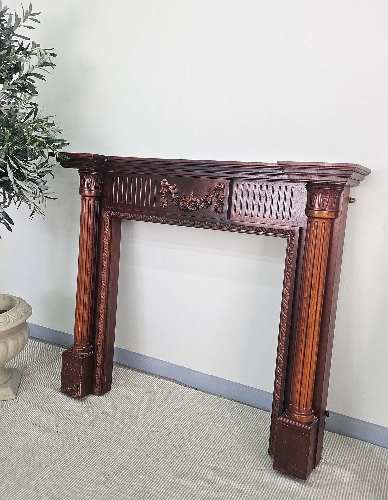 Wooden Fire surround / Mantle