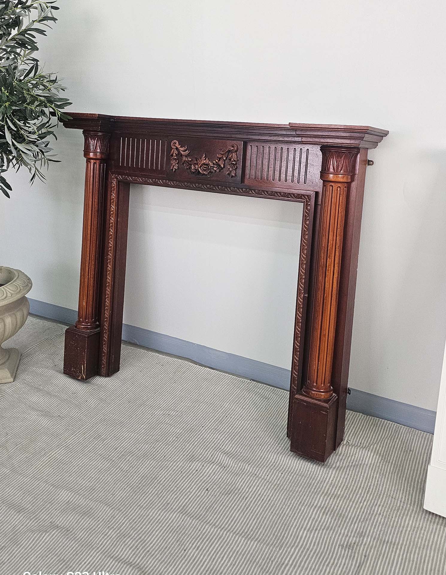 Wooden Fire surround / Mantle