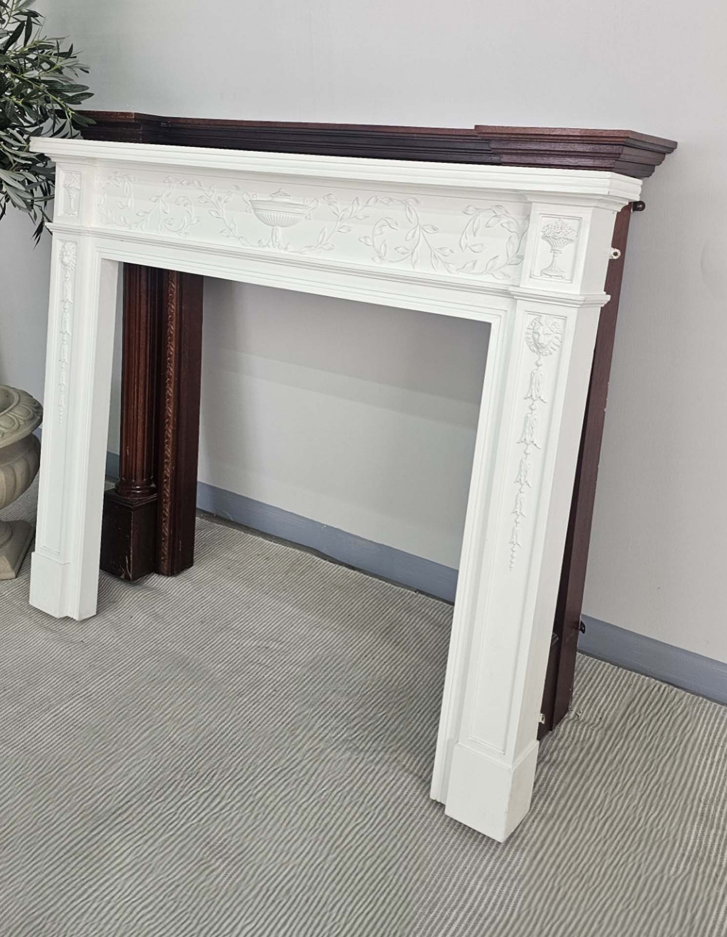 Painted Fireplace