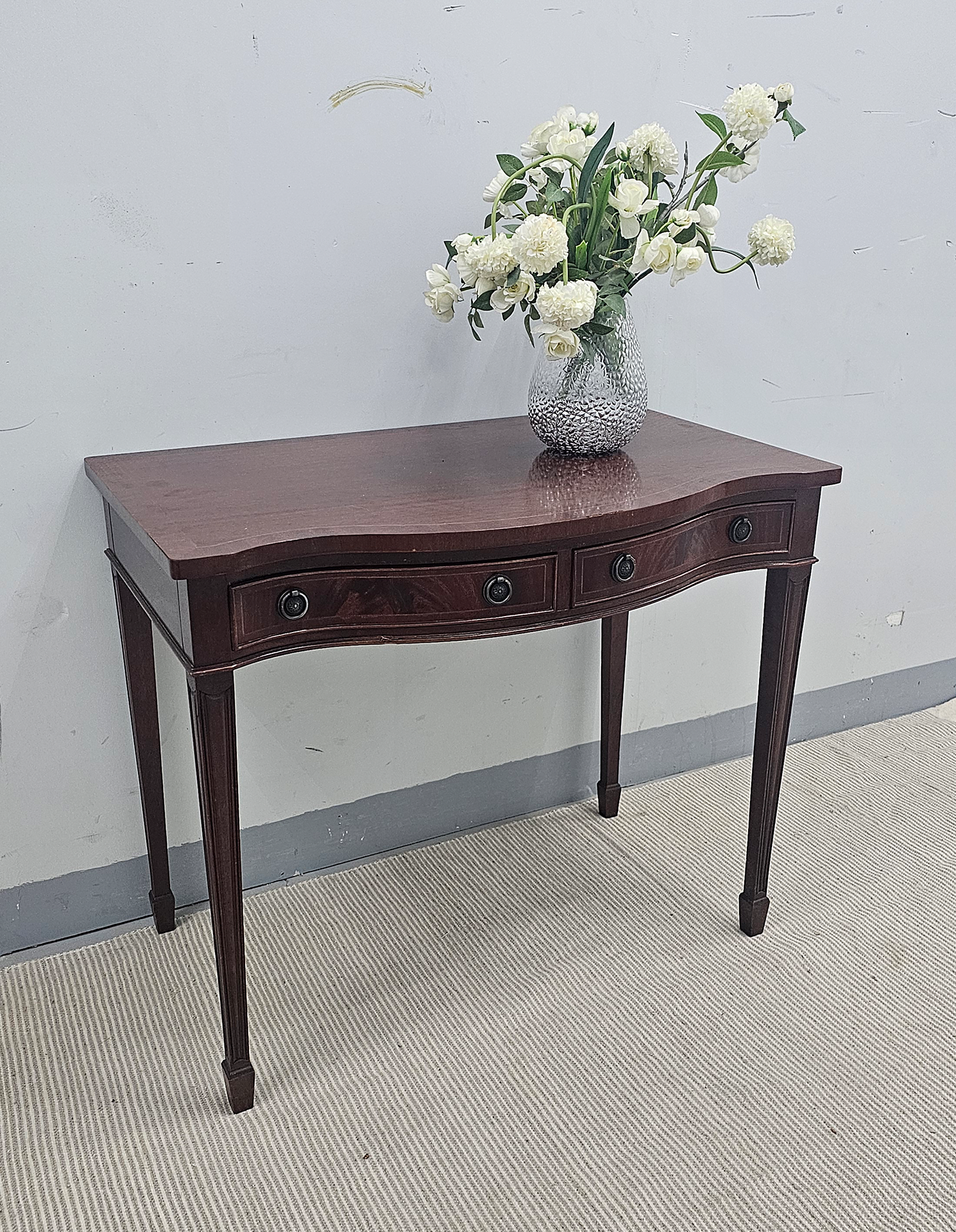Mahogany Console by Jaycee Furniture