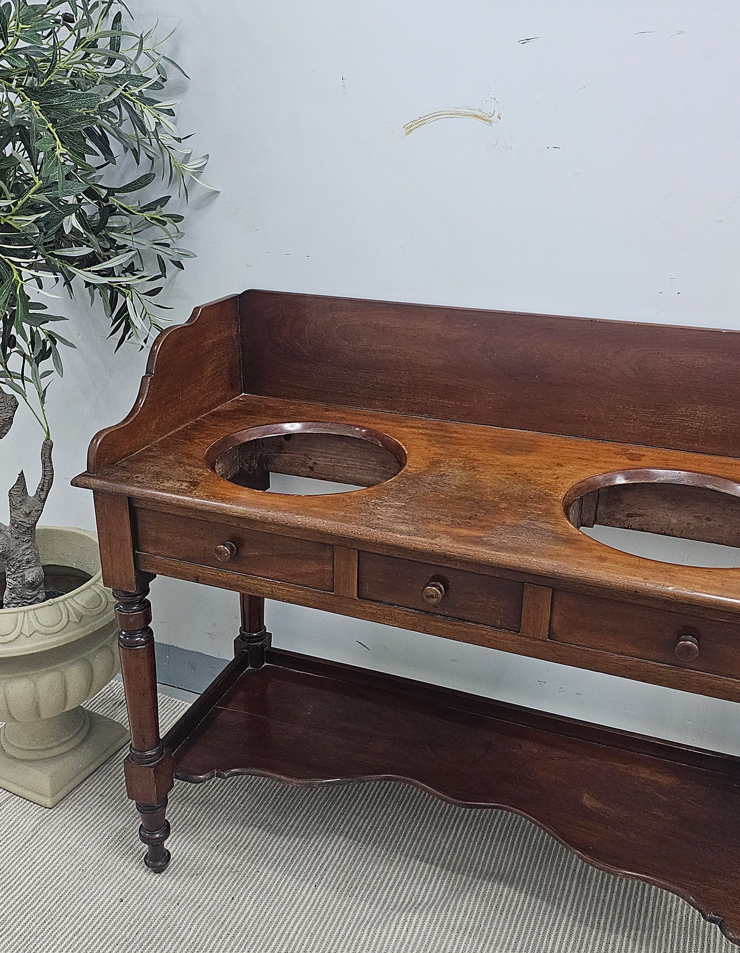 Mahogany Washstand, Circa 1880
