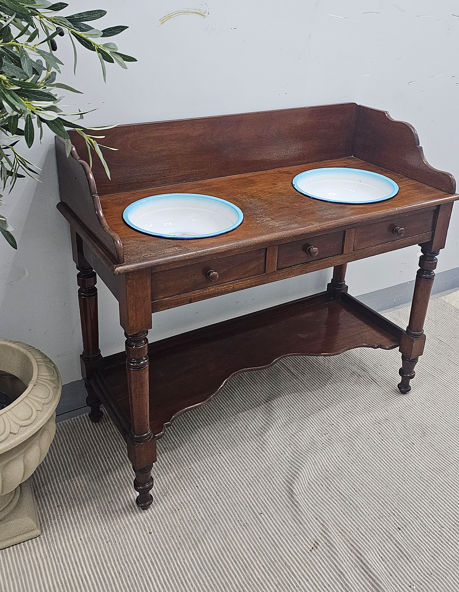 Mahogany Washstand, Circa 1880