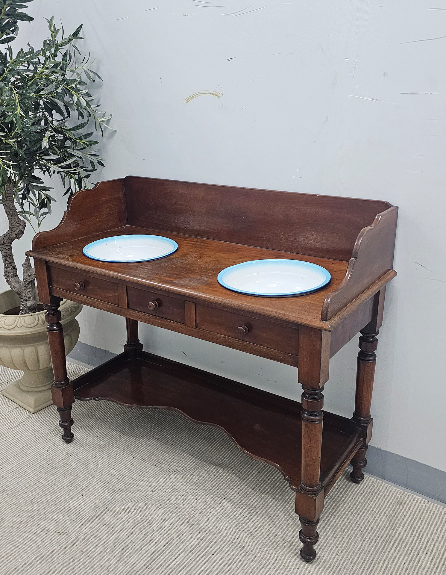 Mahogany Washstand, Circa 1880