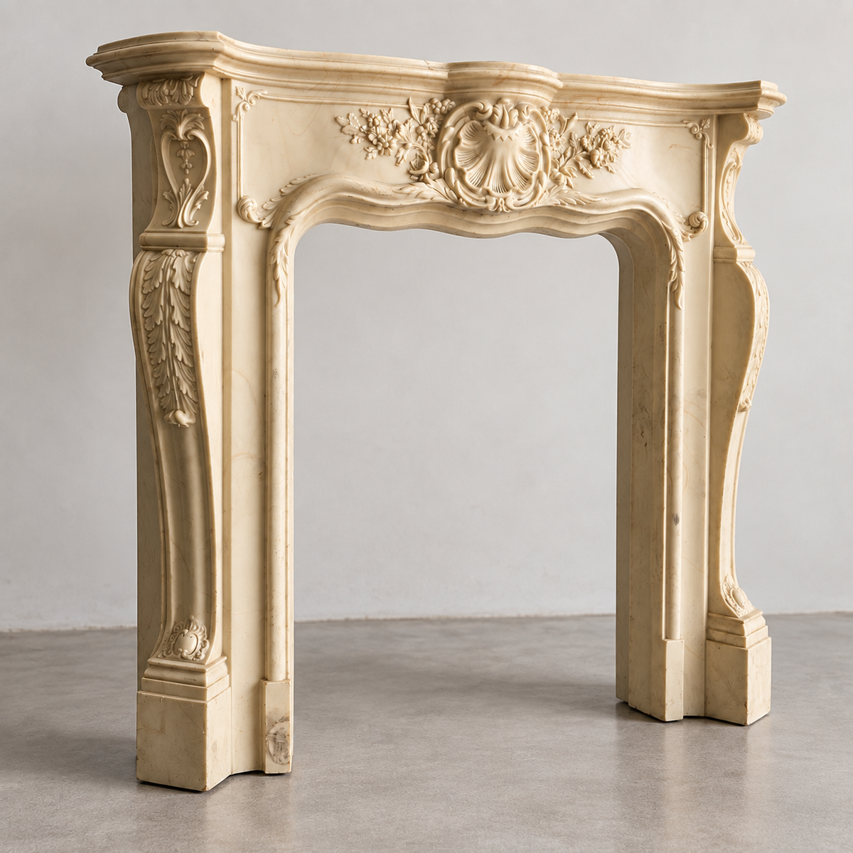 Louis XV Style Rococo Fire Surround