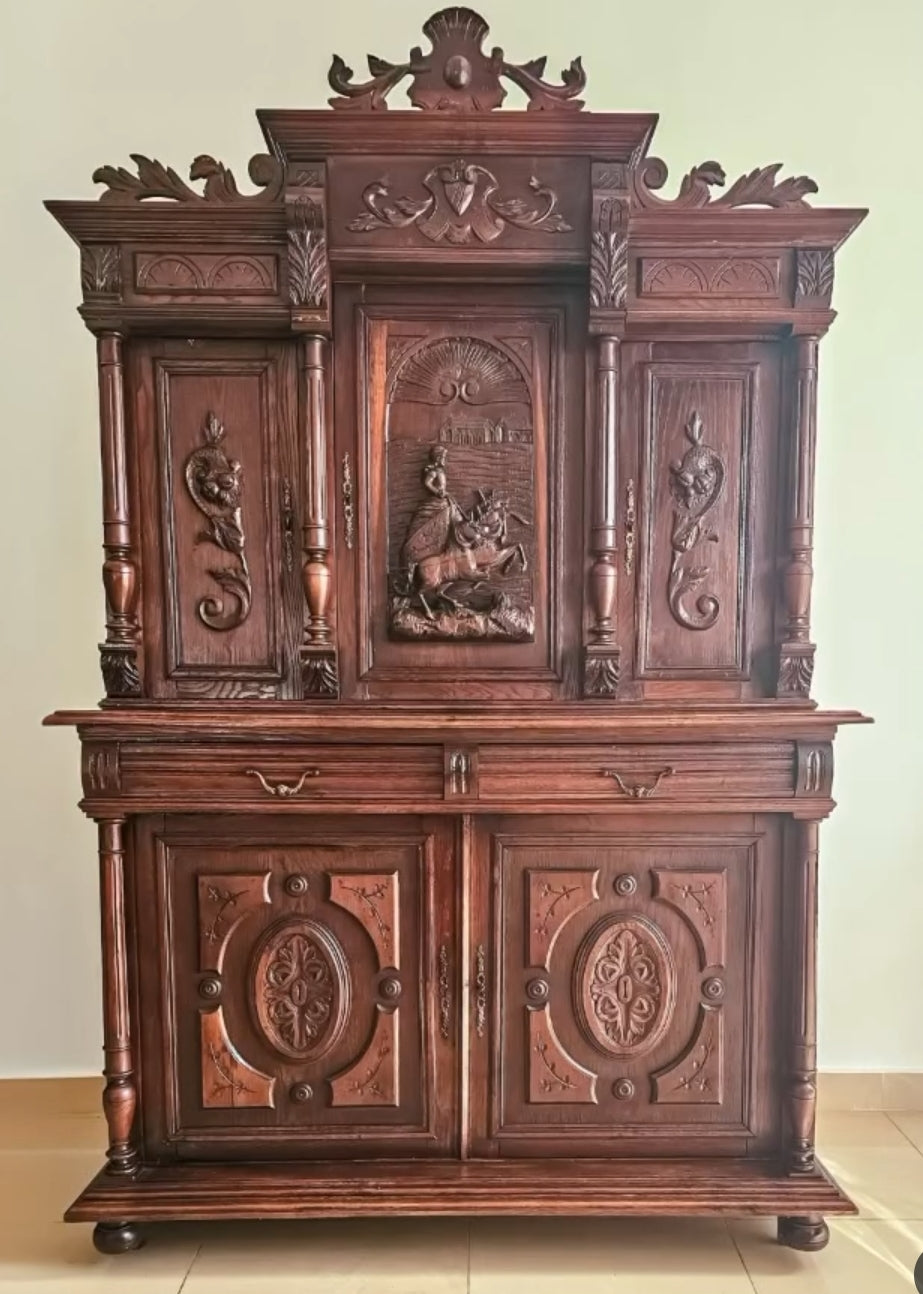 Renaissance Revival Buffet / Hutch, Circa 1860 - 1880