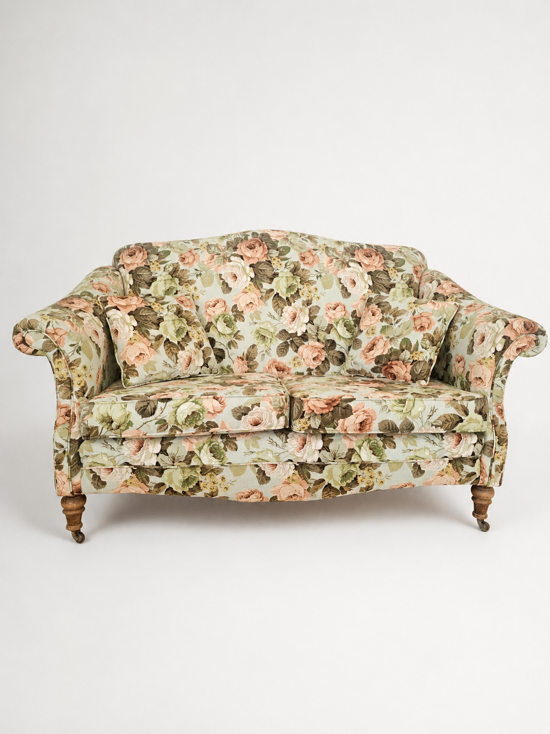 English Floral Country Sofa