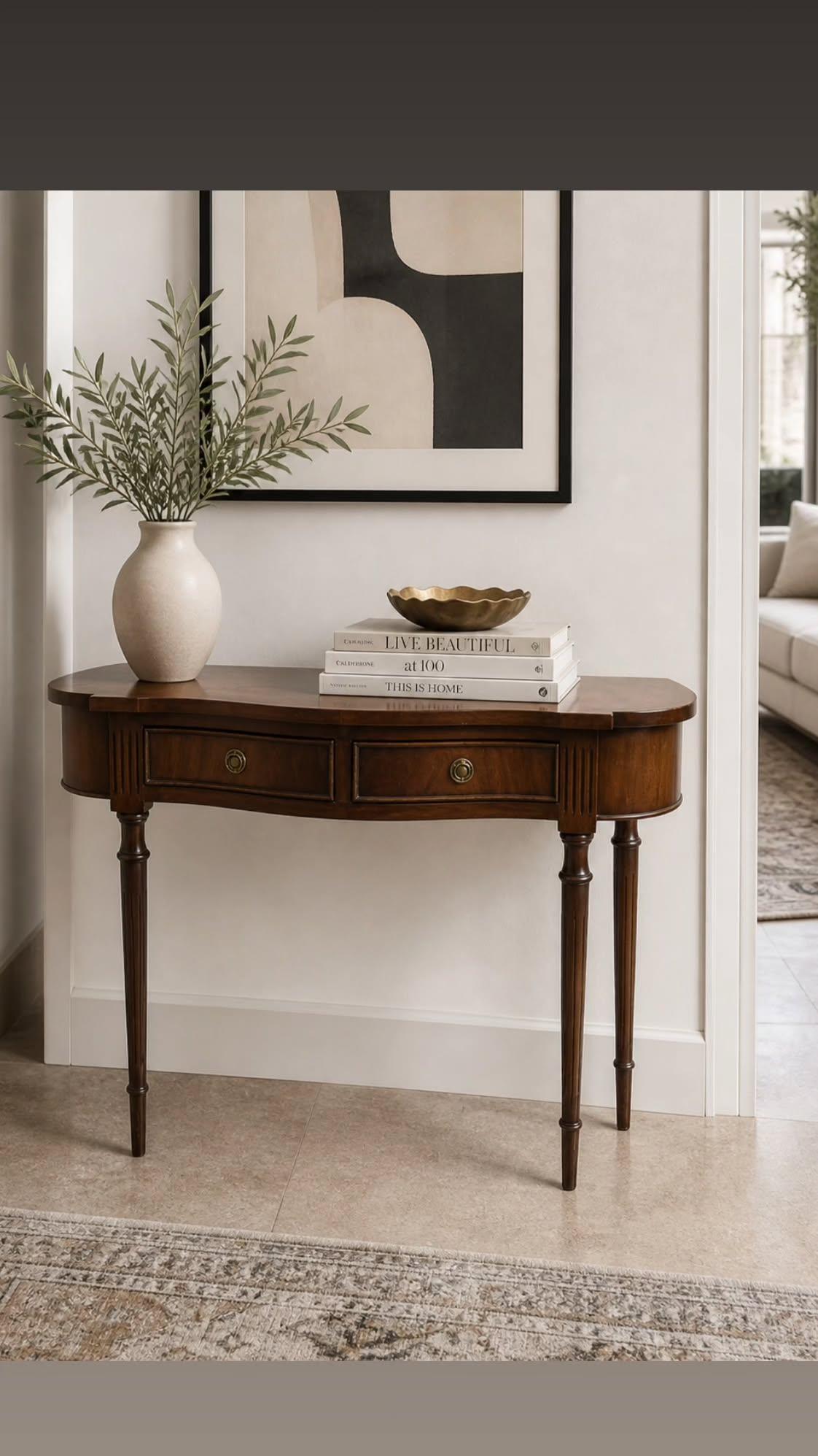 Bevan Funnell Mahogany Console c. 1970