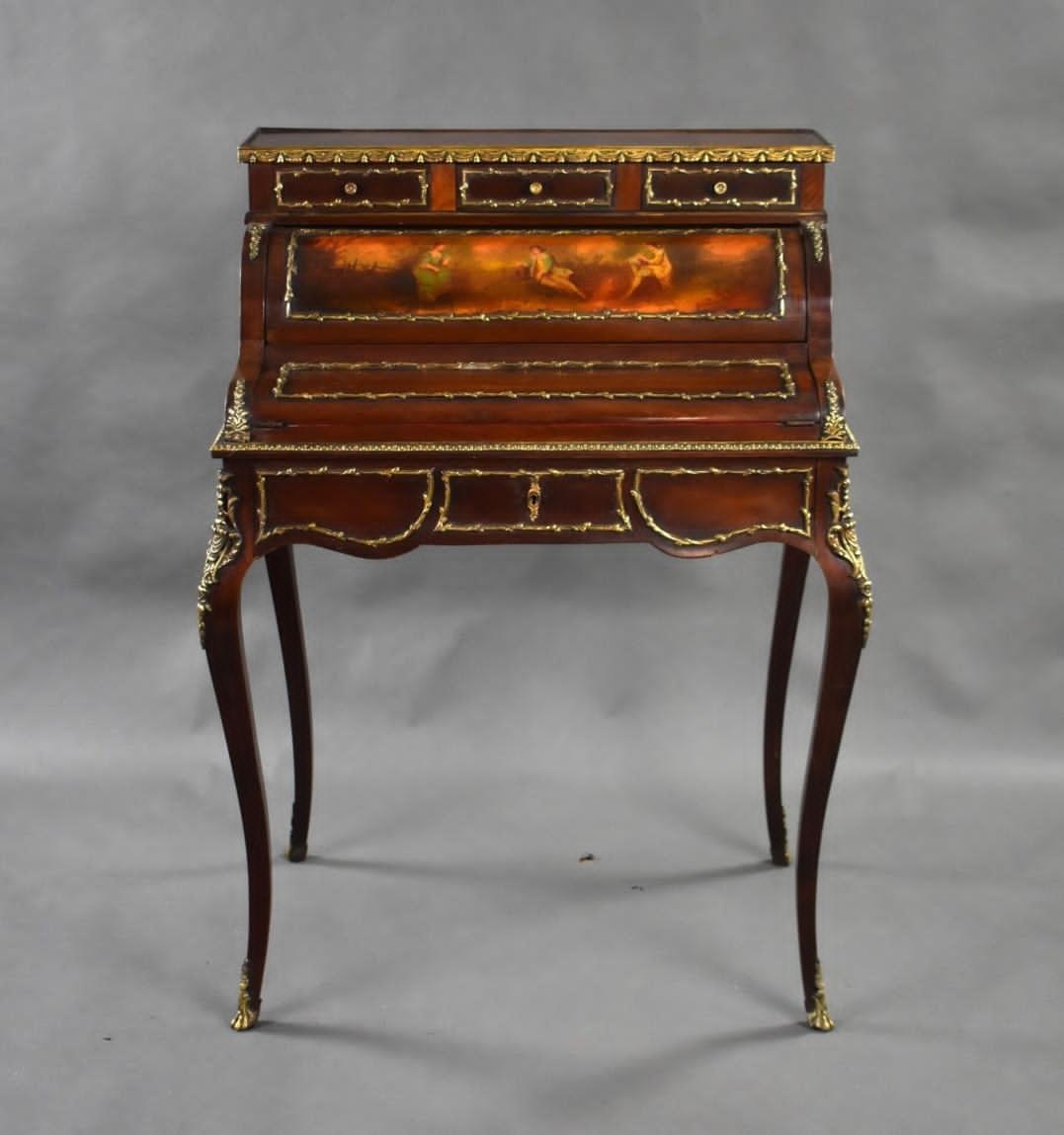 Louis XV–style Bureau à cylindre (Roll Top Bureau)