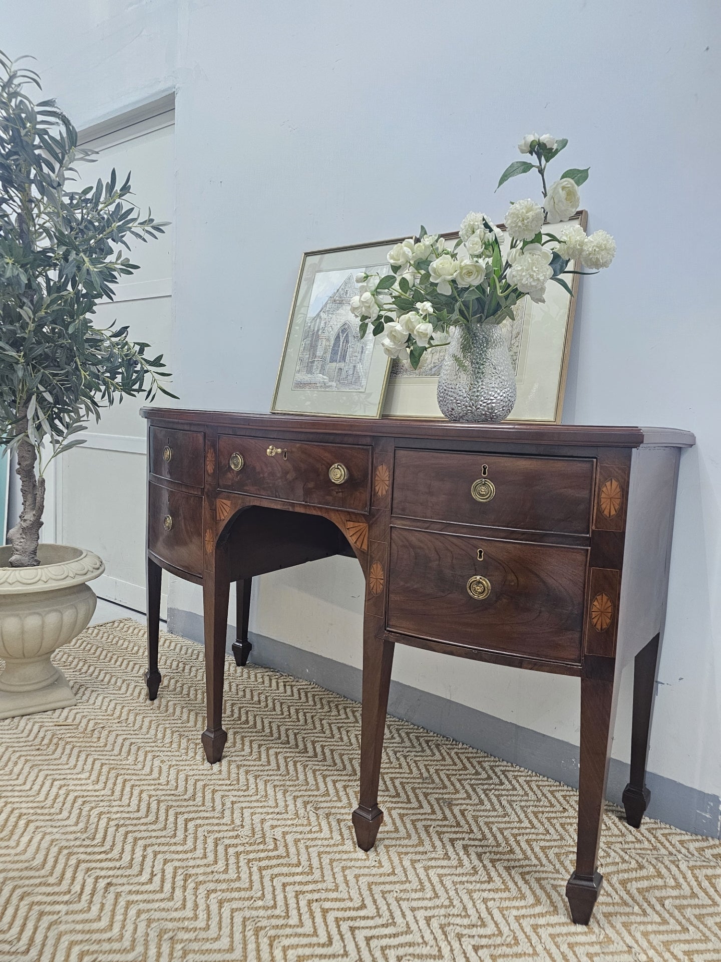 Mahogany Sideboard with Inlay