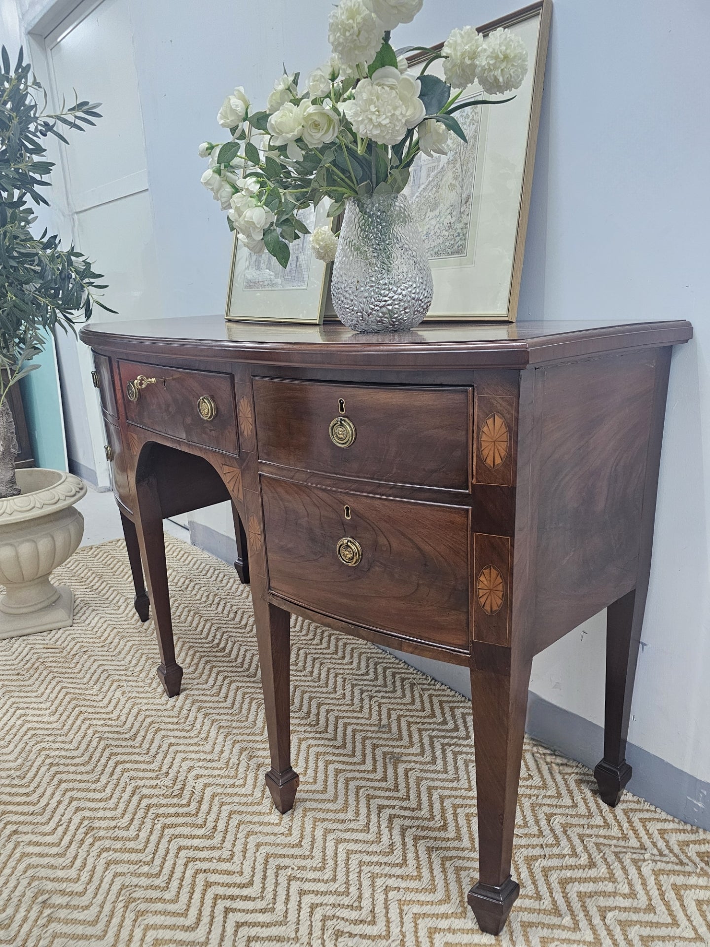 Mahogany Sideboard with Inlay