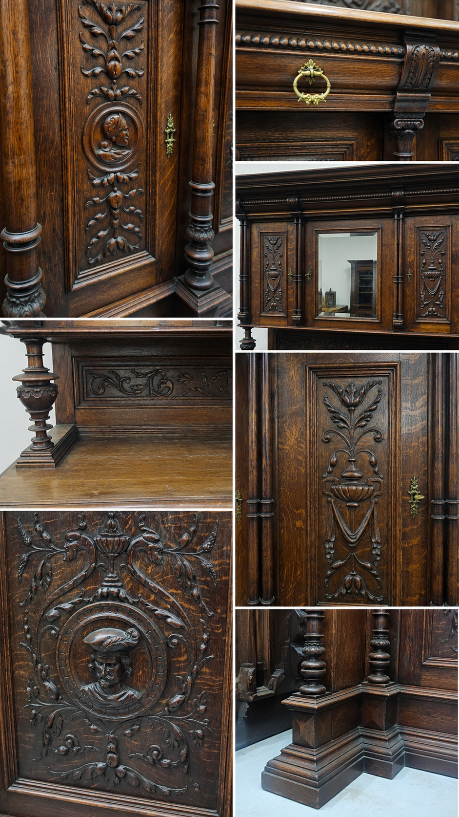 Renaissance Revival Buffet / Hutch, Circa 1890