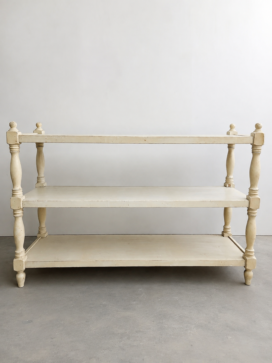 French Country Three Tier Console