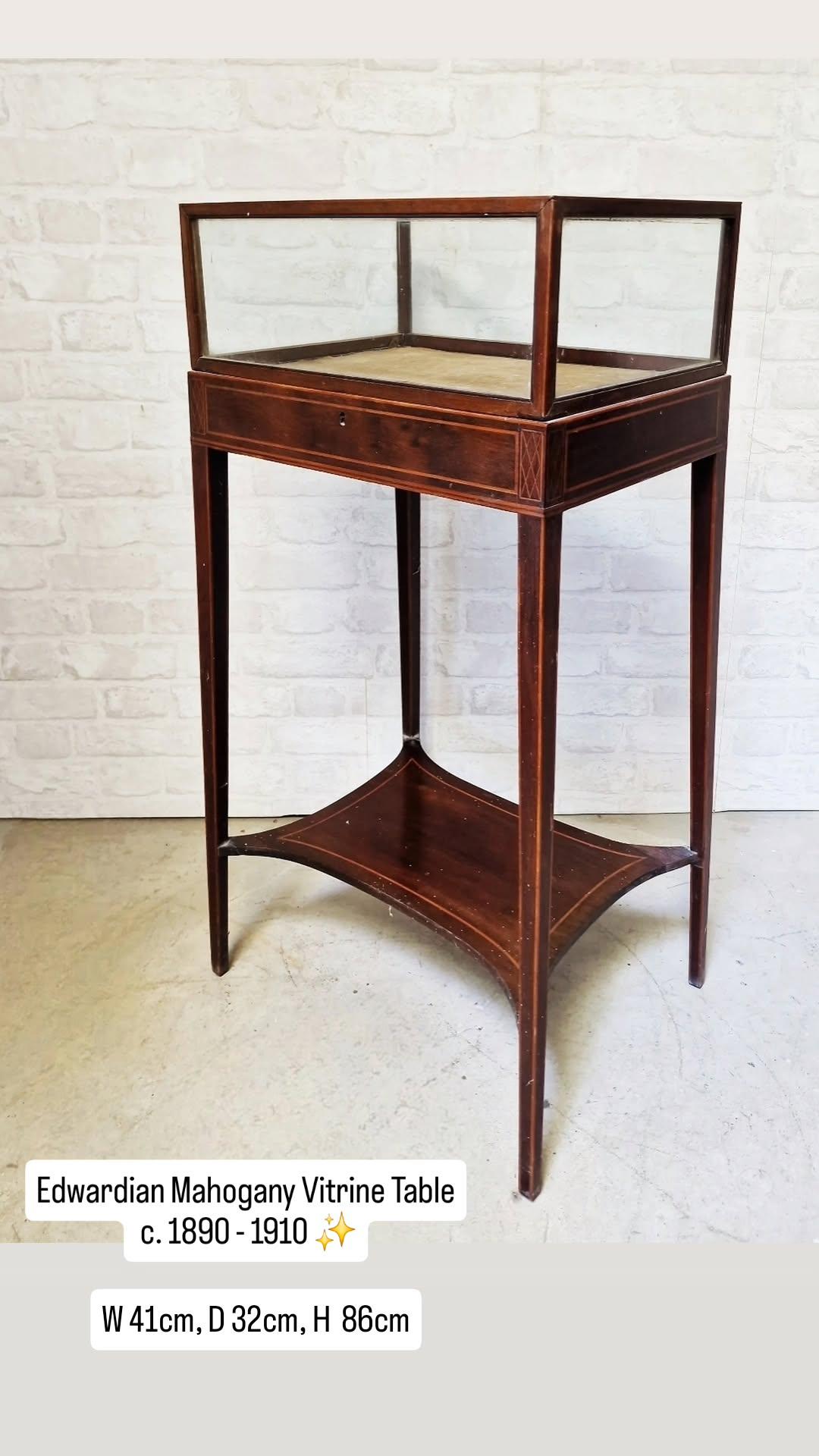 Edwardian Display Table; arriving Jan