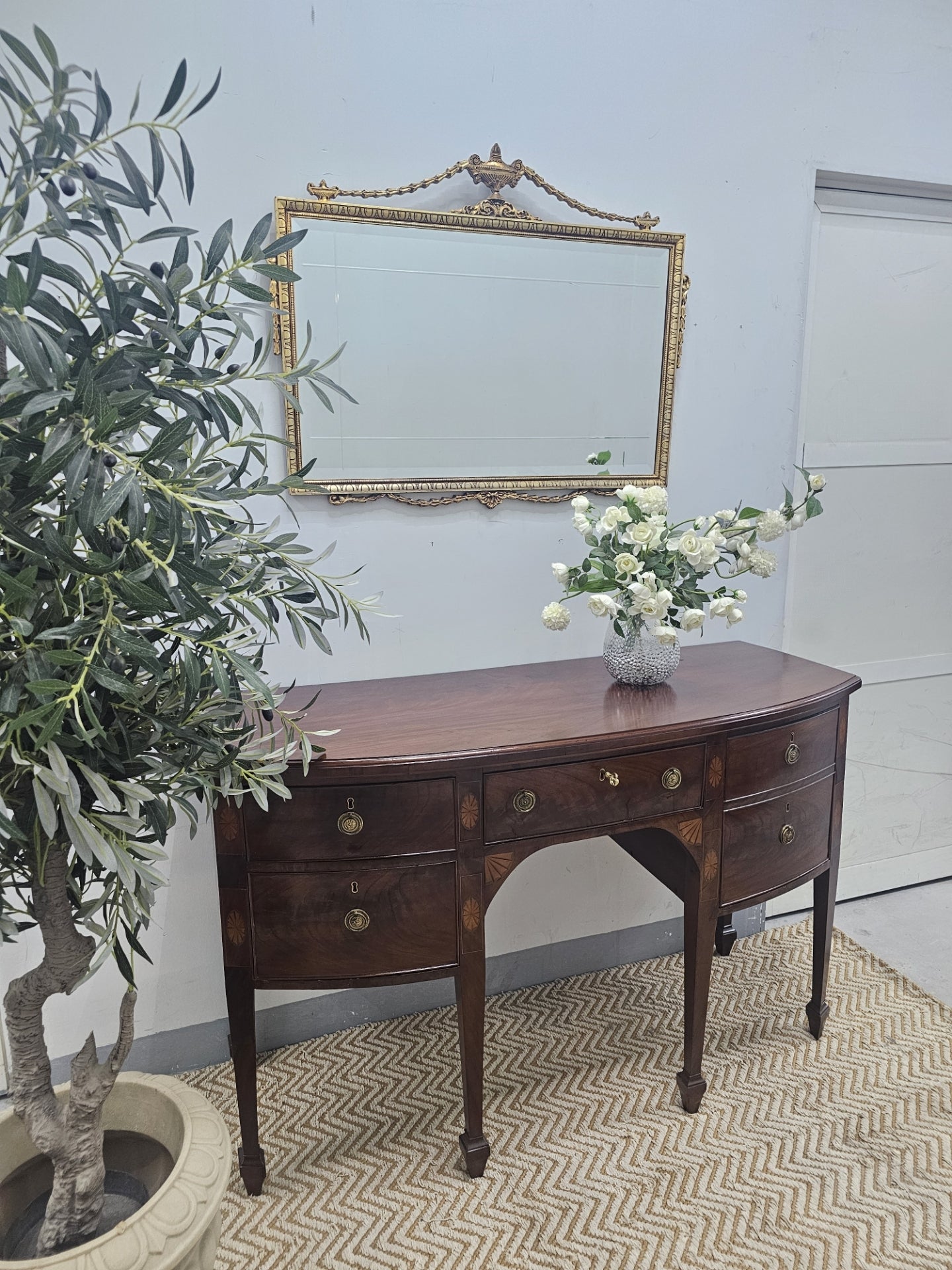 Mahogany Sideboard with Inlay