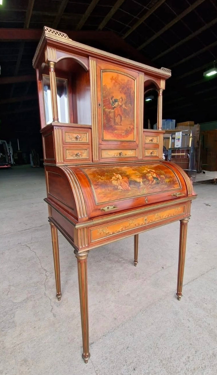 Louis XVI revival bureau à cylindre