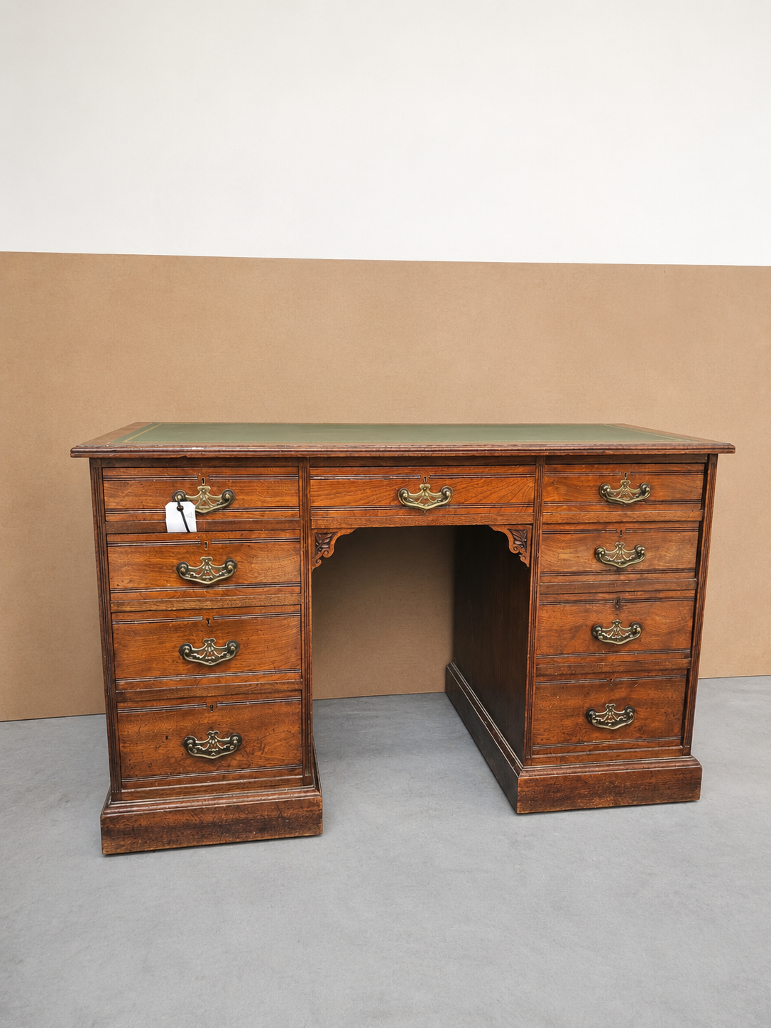 Victorian Twin Pedestal Desk c. 1880