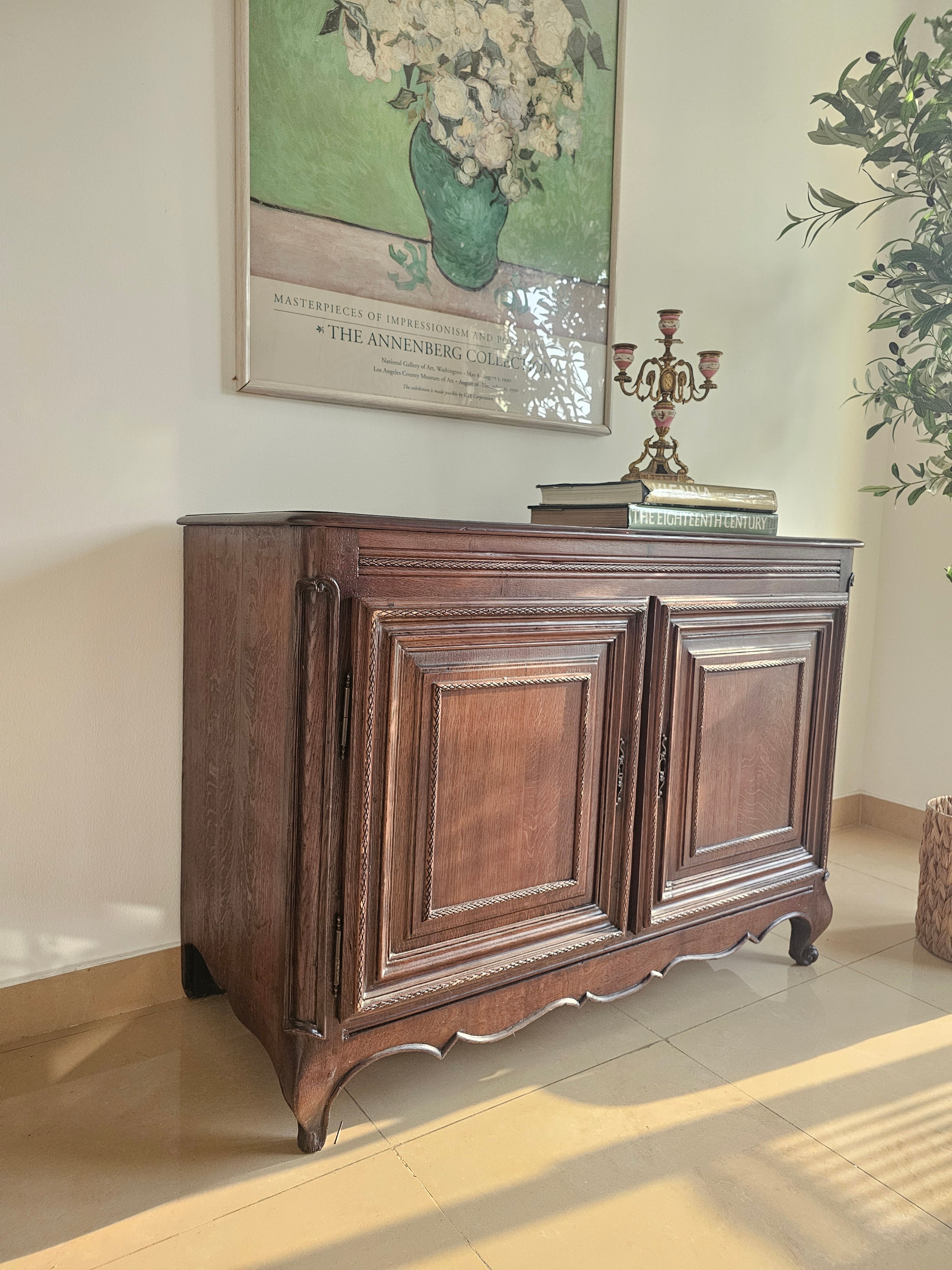 French Provincial Oak Buffet c. 1880