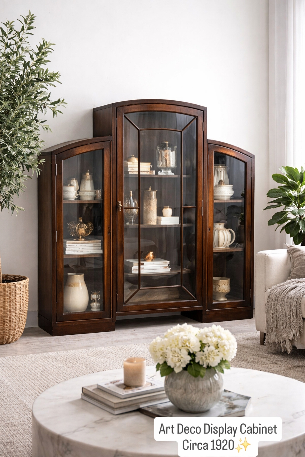 Art Deco Cabinet, Circa 1920 - 1940