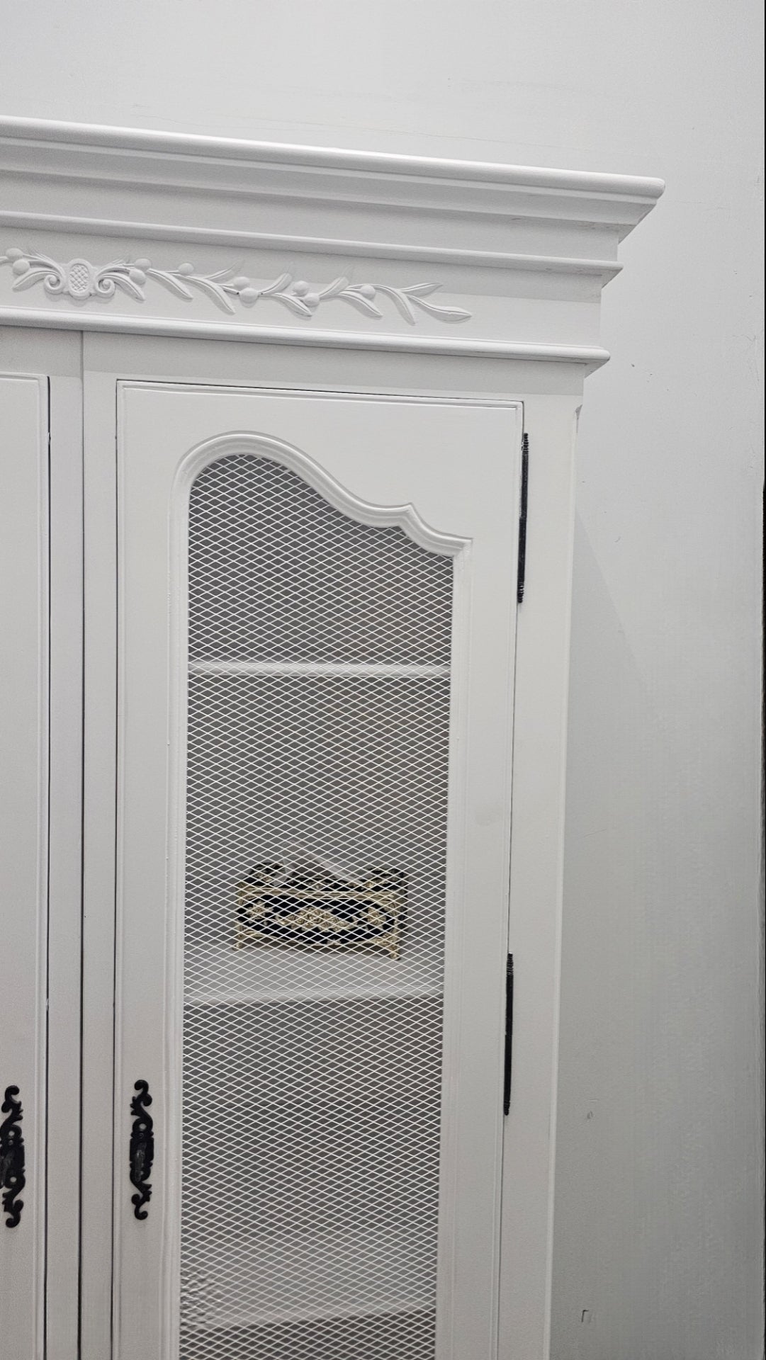 Mesh Armoire by Country Corner