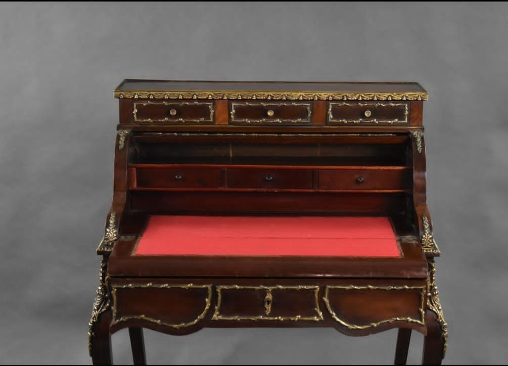 Louis XV–style Bureau à cylindre (Roll Top Bureau)
