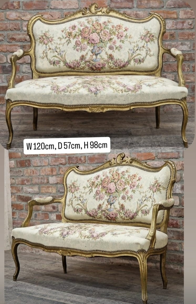 French Style Tapestry Seat