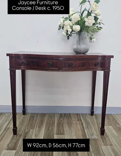 Mahogany Console by Jaycee Furniture