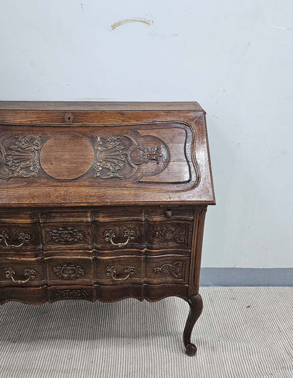 Louis XV Style Oak Bureau / Secretaire
