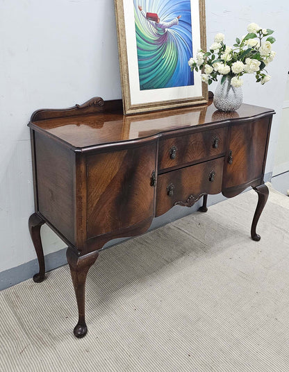 Mahogany Sideboard with Tall Legs