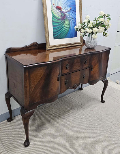Mahogany Sideboard with Tall Legs
