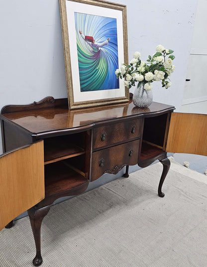 Mahogany Sideboard with Tall Legs