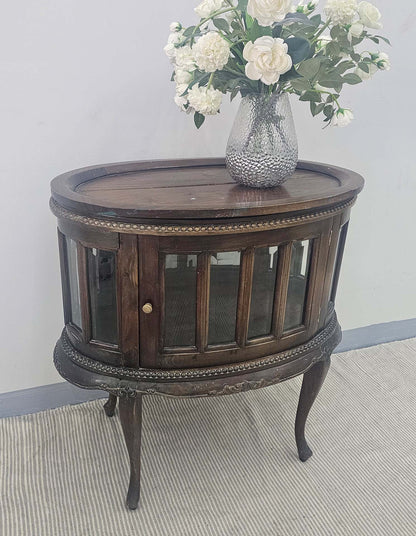 Mahogany Drinks Cabinet, Dual Doors