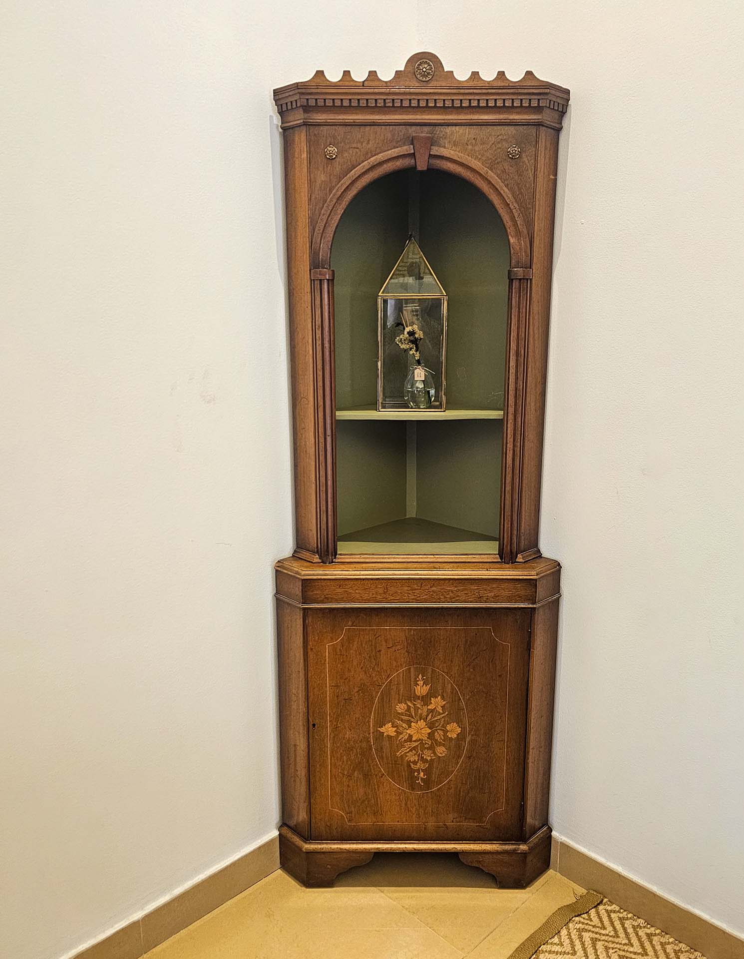 Victorian corner cabinet