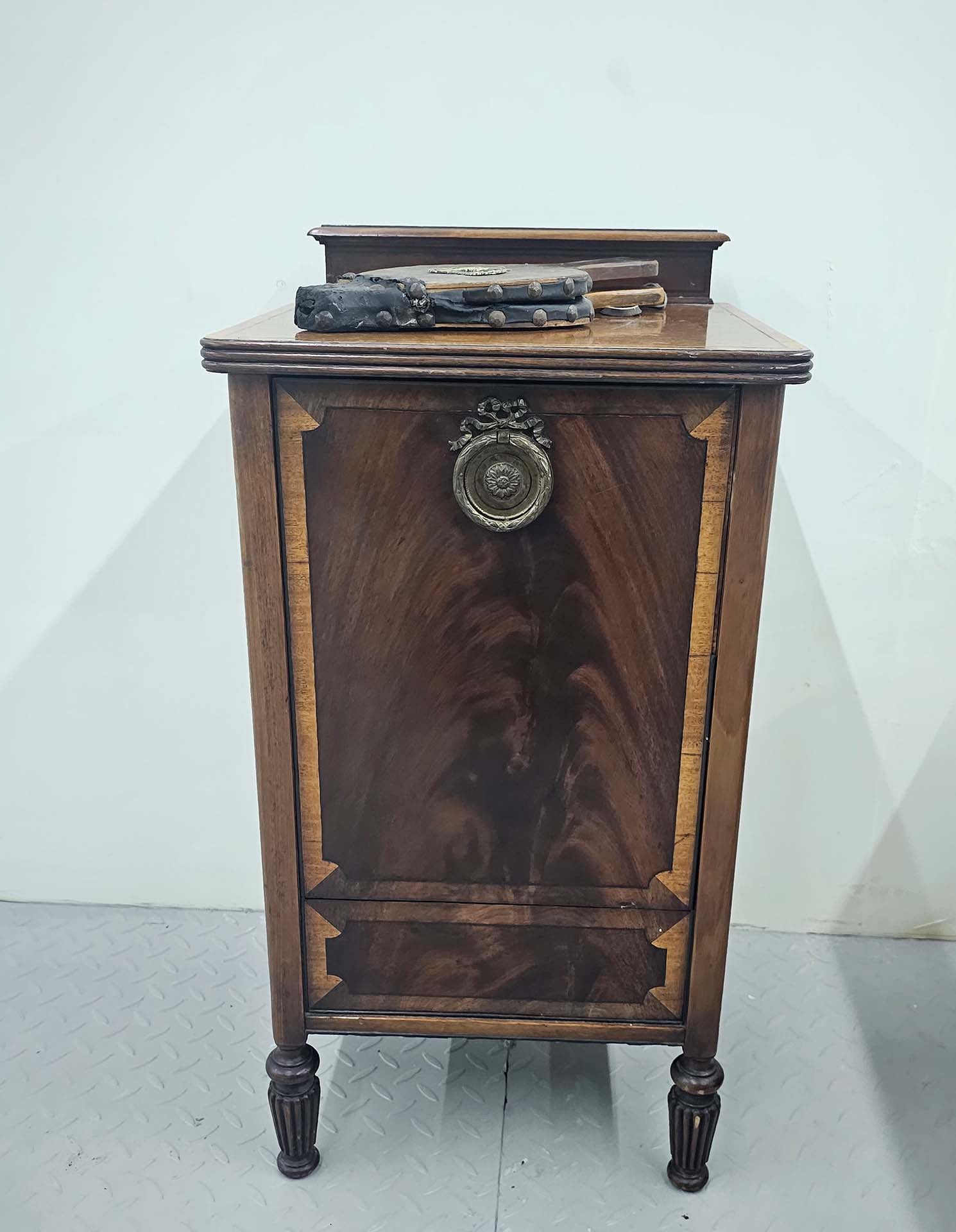 Edwardian Coal Scuttle / Side Table