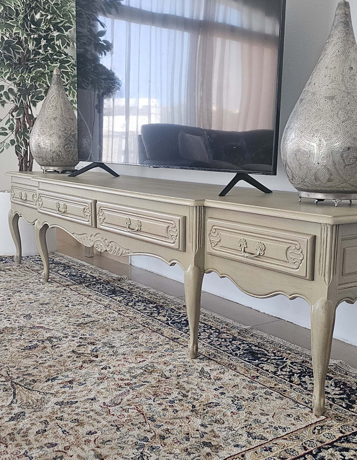French Louis XV style TV Cabinet