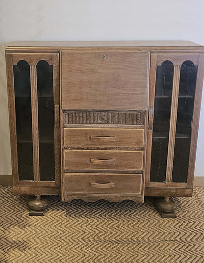 Art Deco Side by Side Cabinet, Circa 1930