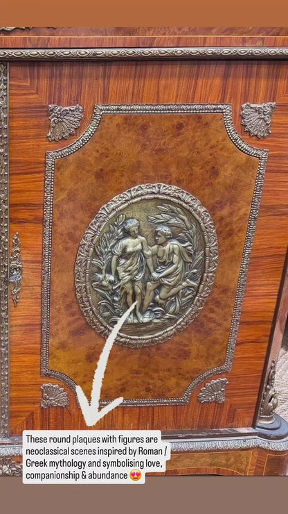 Napoleon III Ormolu-Mounted Kingwood & Burr Walnut Credenza