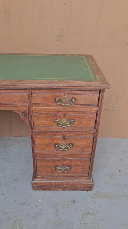 Victorian Twin Pedestal Desk c. 1880