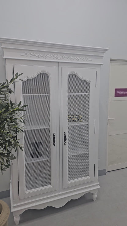 Mesh Armoire by Country Corner