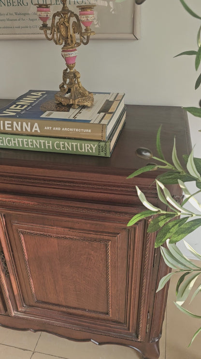 French Provincial Oak Buffet c. 1880