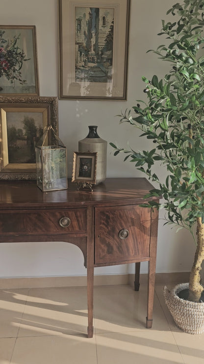 English Mahogany Sideboard c. 1920