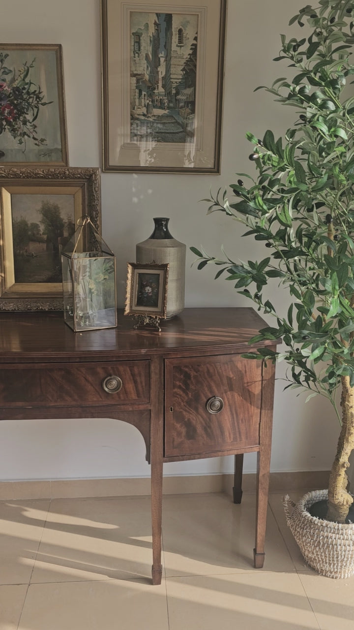 English Mahogany Sideboard c. 1920