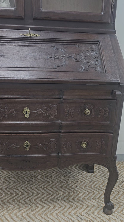 French Provincial Bureau Bookcase