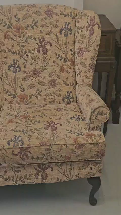 Vintage Wingback Armchair