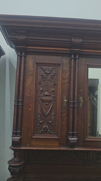 Renaissance Revival Buffet / Hutch, Circa 1890