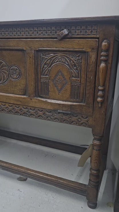 Oak Console / Sideboard c. 1960