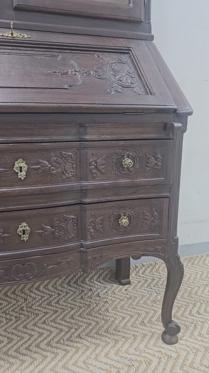 French Provincial Bureau Bookcase